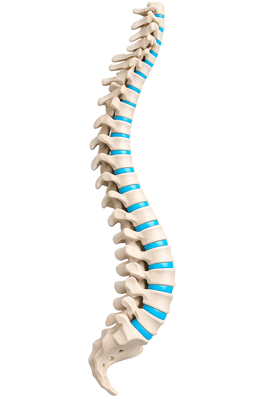 3D Spine Model Illustrating Why Choose Dr. Binyala for Spine Care